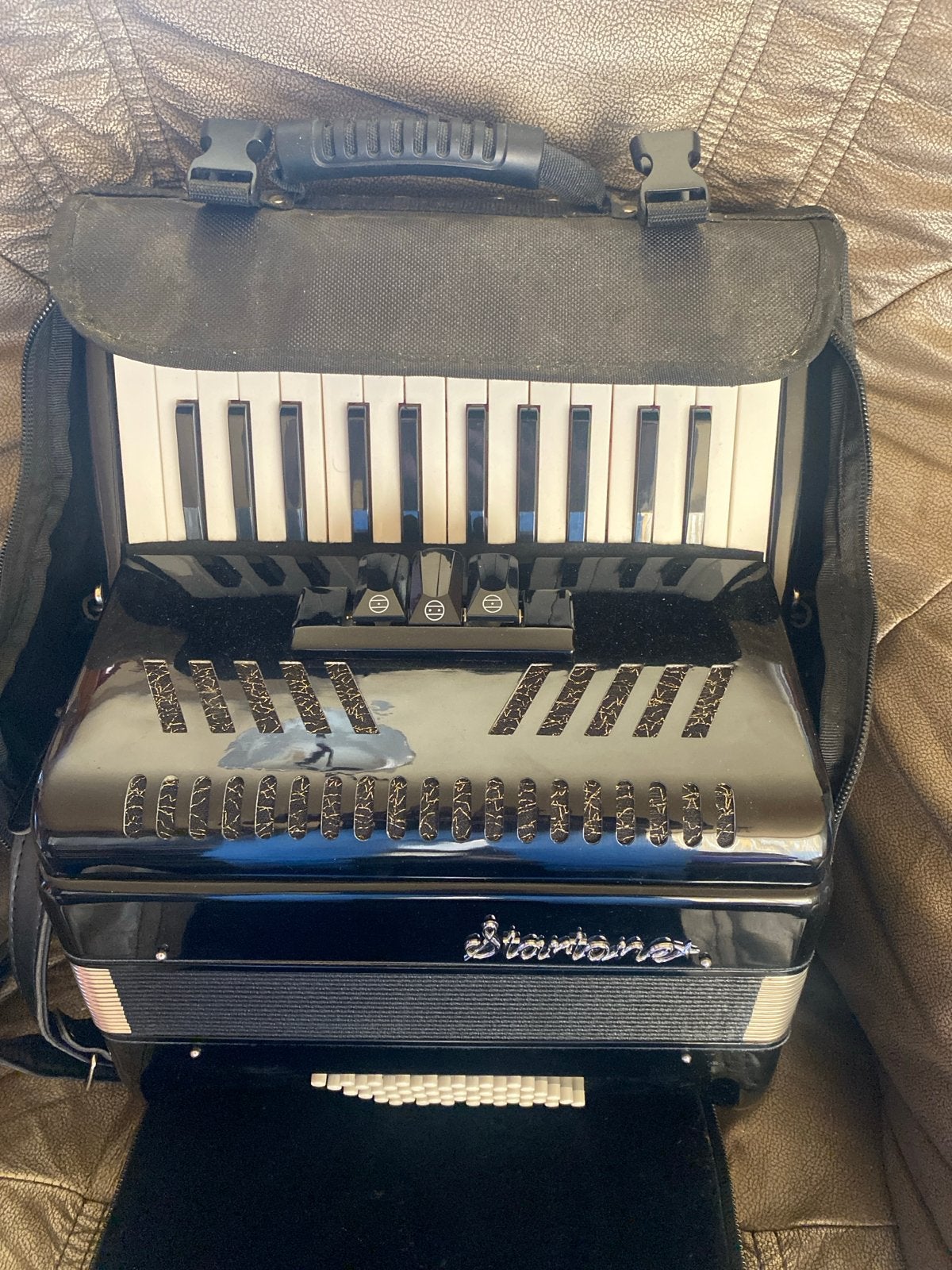 Startone Accordeon met Koffer - Zo goed als nieuw, Overige merken, Overige formaten, Zo goed als nieuw, Met koffer