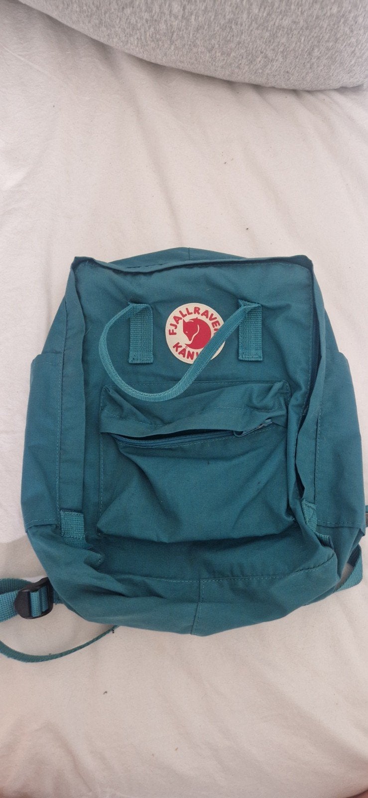 Fjällräven Kånken rugzak - Teal, Overige merken, Gebruikt, 25 tot 40 cm, Ophalen of Verzenden