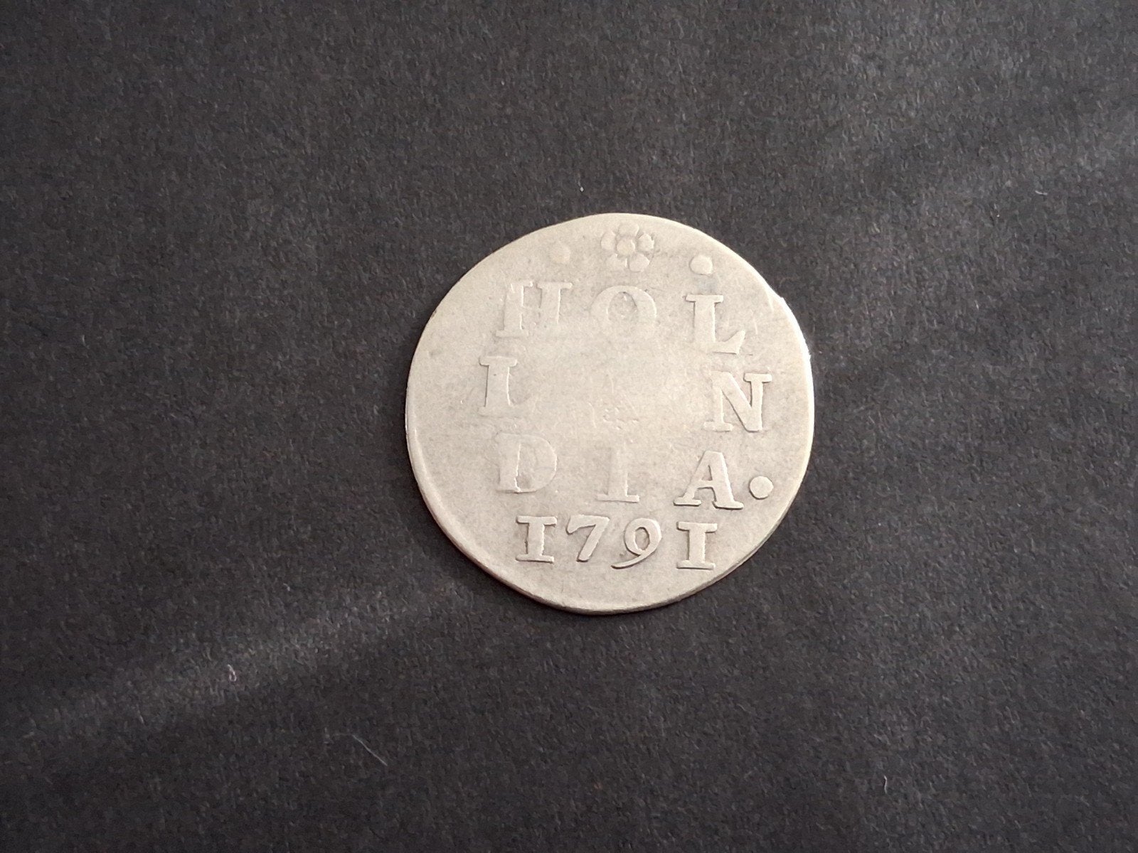 Zilveren 2 stuiver Hollandia 1791, Verzenden, Vóór koninkrijk, Losse munt, Zilver