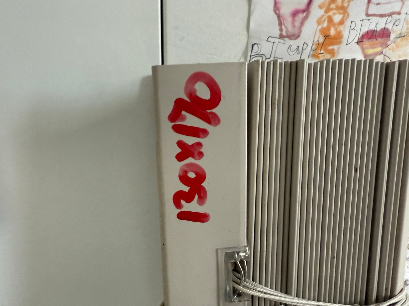 jaloezie / lamellen beige, Ophalen of Verzenden, Zo goed als nieuw, Wit, Jaloezie
