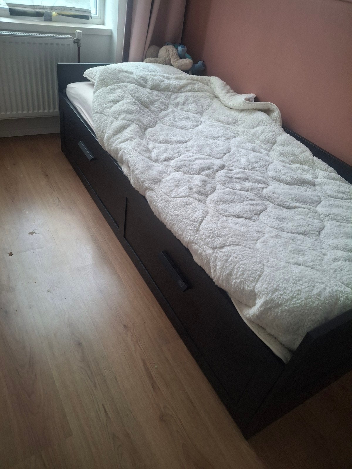 IKEA Brimnes bedbank met lades - Zwart, Ophalen