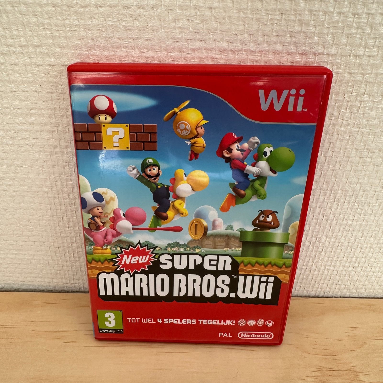 New Super Mario Bros. Wii, Spelcomputers en Games, Games | Nintendo Wii, Zo goed als nieuw, Platform, 3 spelers of meer, Vanaf 3 jaar
