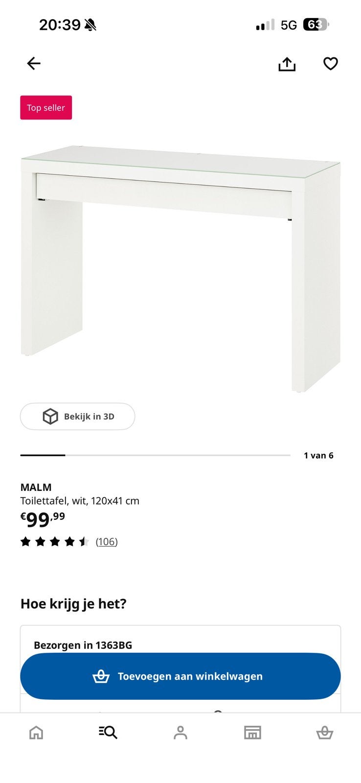 MET SPOED WEG! LEES BESCHRIJVING, Ophalen, Gebruikt, Minder dan 100 cm