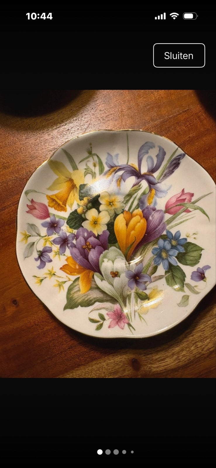Prachtig Alt Regensburg Fine Bone China kop en schotel, Ophalen of Verzenden