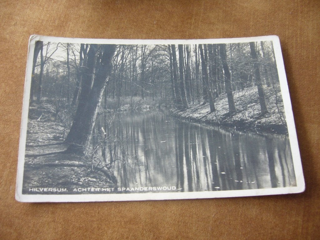 HILVDERSUM  =  ACHTER HET SPAANDERSWOUD   1936, Ophalen of Verzenden, 1920 tot 1940, Gelopen