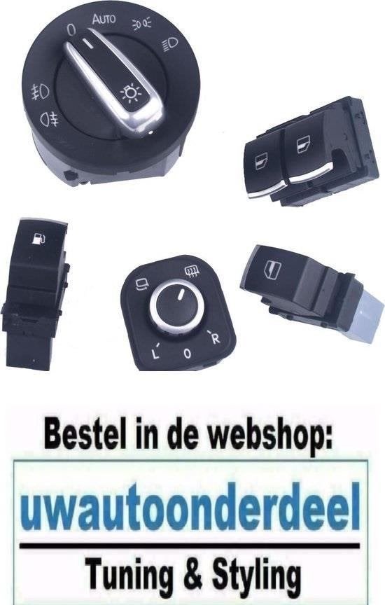 Raam Licht Spiegel Schakelaar Set 3 Deurs Geschikt voor VW G, Verzenden, Automotive Parts, A.parts@hotmail.nl, Trasmolenlaan 12 3447 GZ Woerden