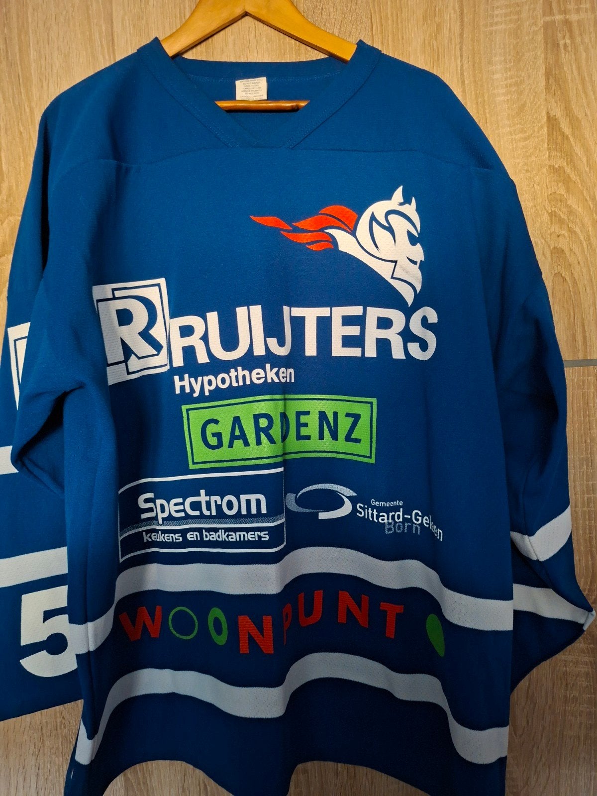Game Worn IJshockey Shirt Eaters Geleen #55, Ophalen of Verzenden, Gebruikt, Kleding