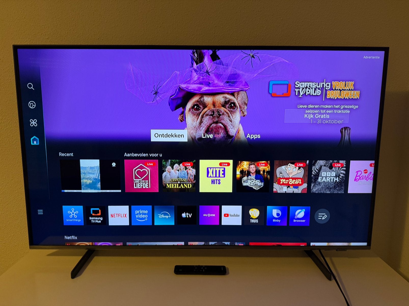 Samsung QLED 4K Smart TV - 43 inch (2025), Ophalen, QLED, 50 Hz, Zo goed als nieuw