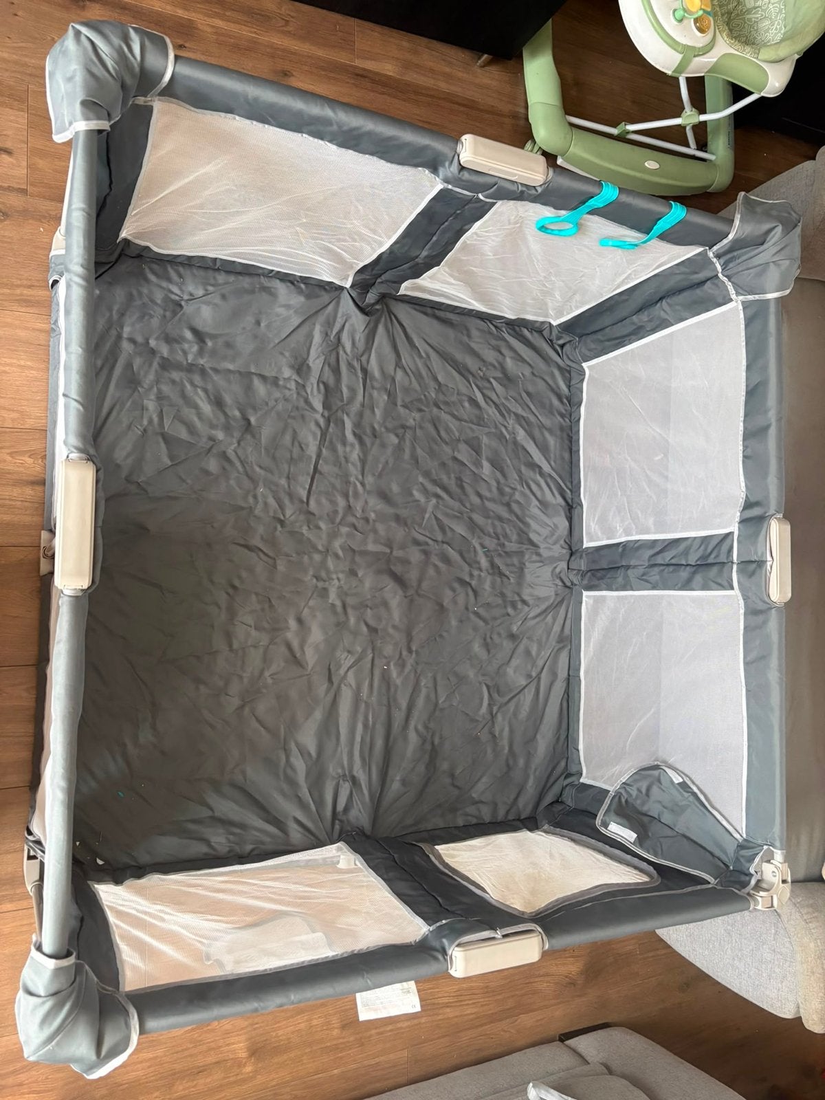 Lucalia Inklapbare Speelbox - Handig en Draagbaar, Ophalen, Zo goed als nieuw, Vierkant, Boxkleed
