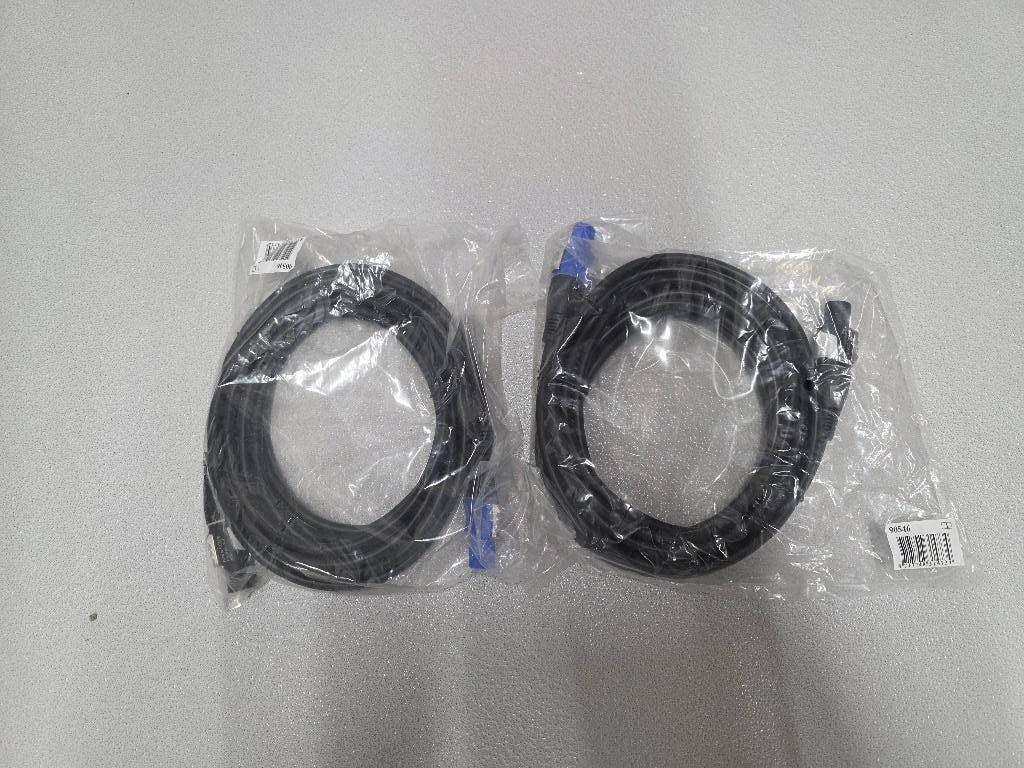 2 stuks powercon doorluskabel 3x 1.5 mm², 6 m, Muziek en Instrumenten, Ophalen of Verzenden, Nieuw, Overige typen