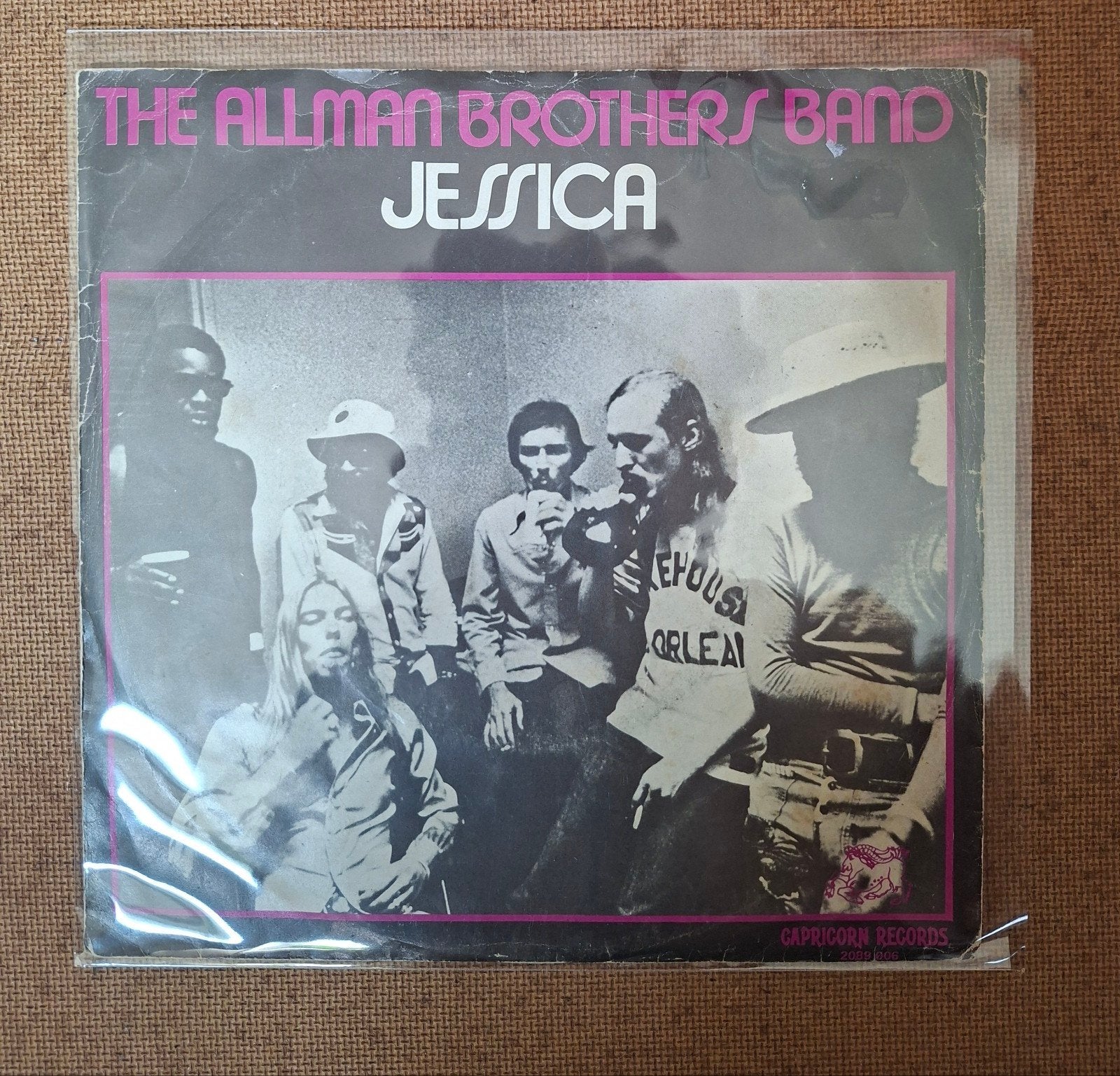Allman Brothers band - Jessica - Single is TOP, Ophalen of Verzenden, Gebruikt, 7 inch, Pop