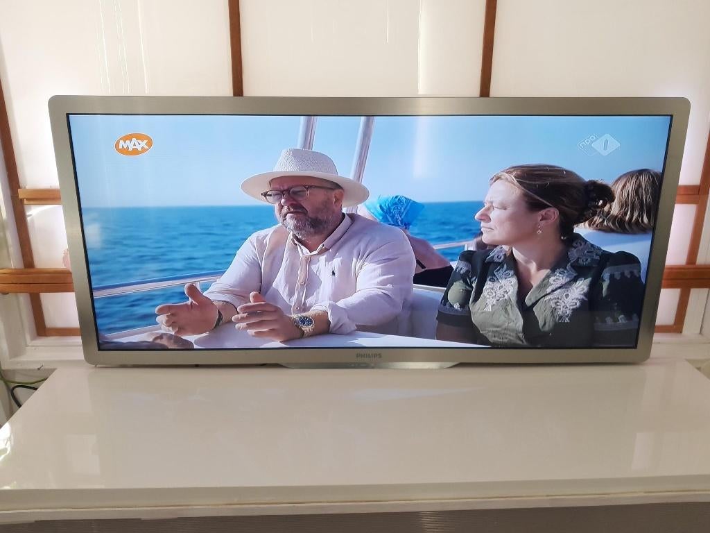 philips cinema 21:9 gold series smart led -tv 50PFL7956H/12, Ophalen, Philips, Gebruikt, 100 Hz