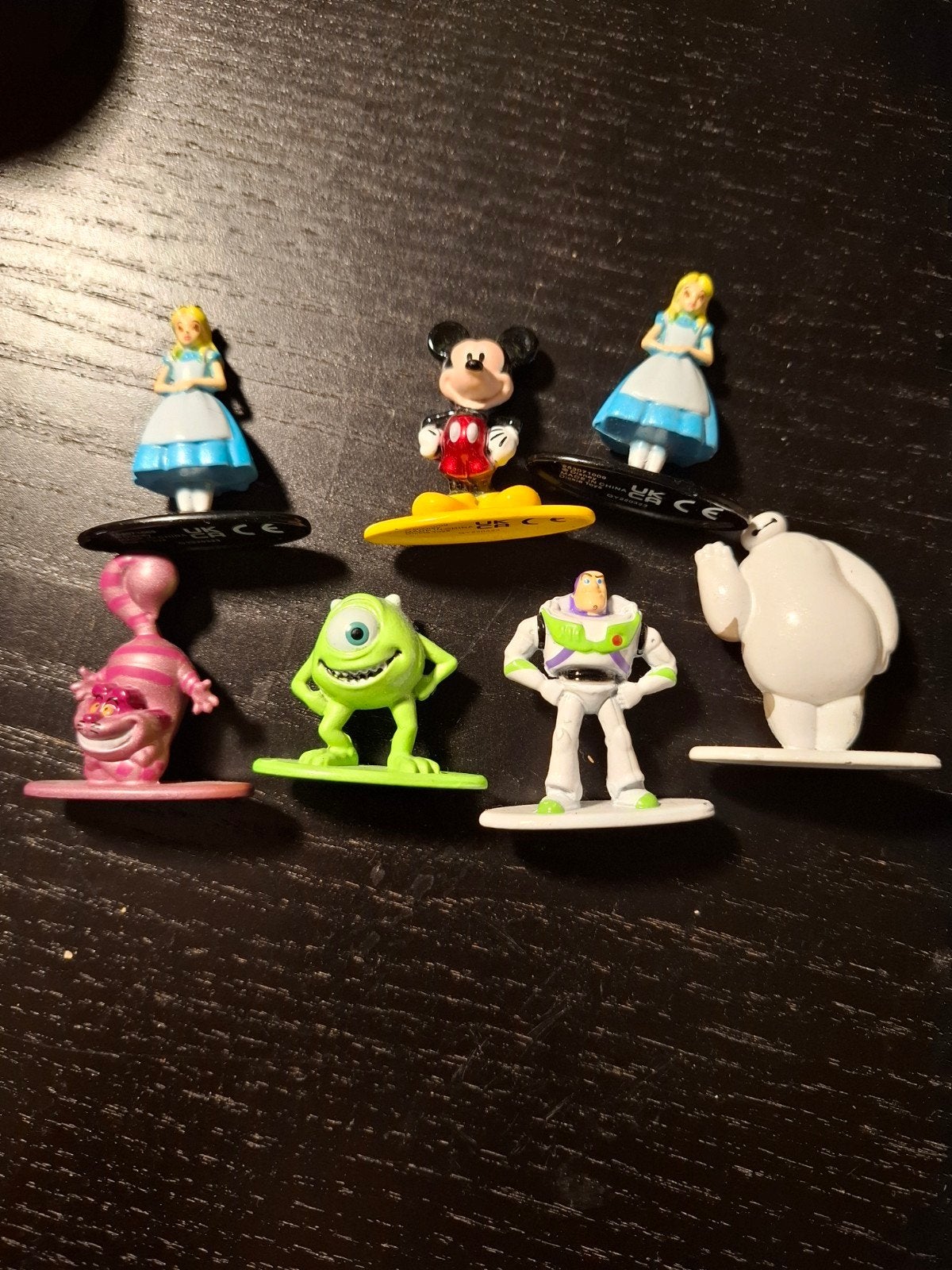 Leuke metalen Disney beeldjes, Ophalen of Verzenden, Assepoester of Belle, Zo goed als nieuw, Beeldje of Figuurtje