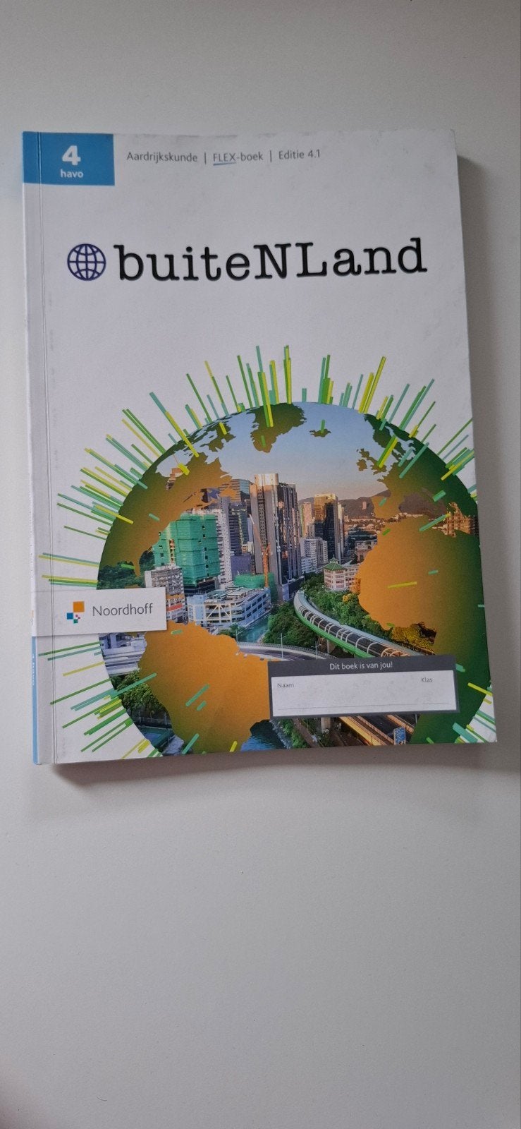 Buitenland Aardrijkskunde FLEX-boek 4 HAVO Editie 4.1, Ophalen, Zo goed als nieuw, HAVO, Aardrijkskunde