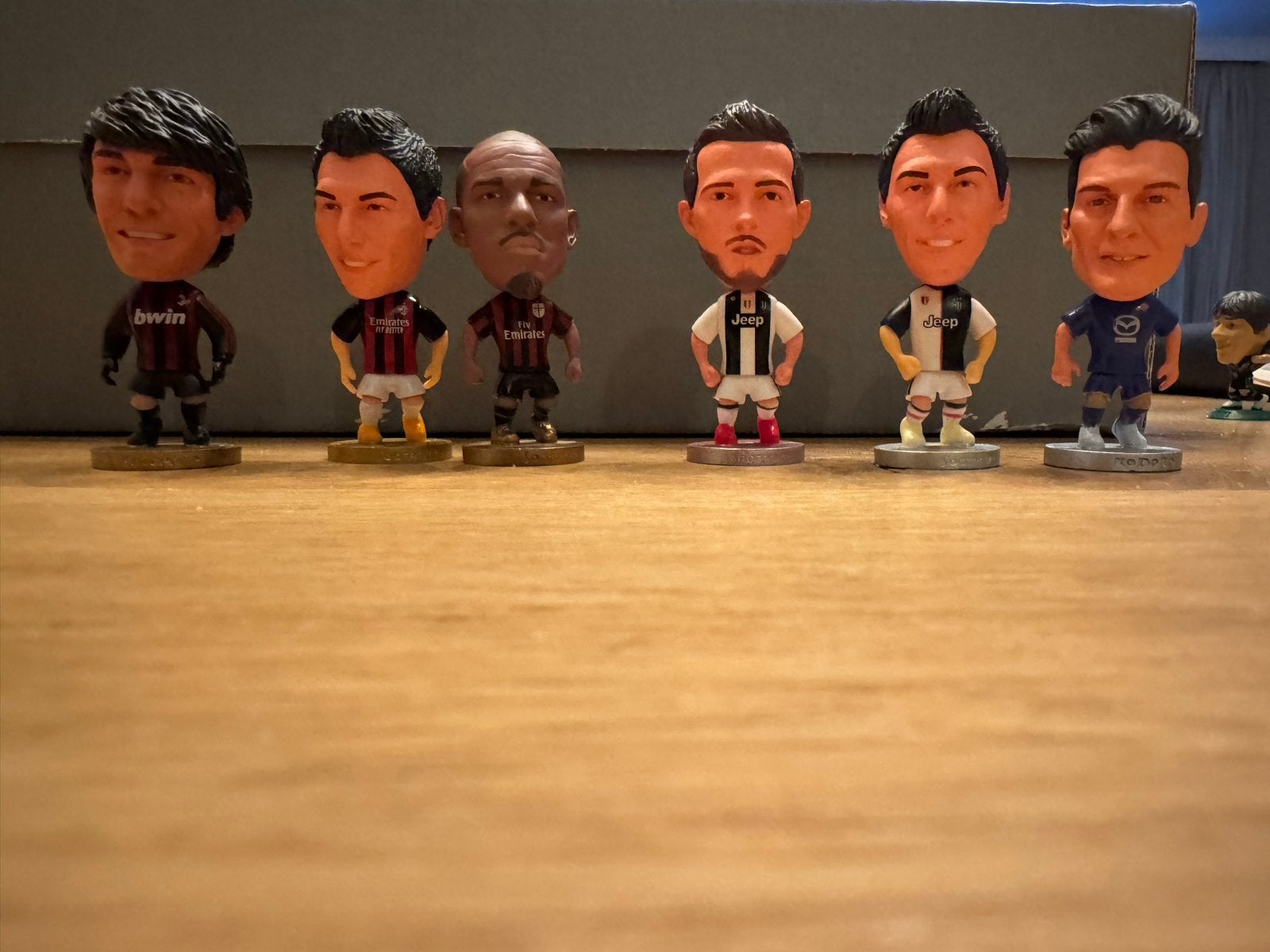 Kodoto/Soccerwe voetbalpoppetjes AC Milan/Juventus/Fiorentin, Ophalen of Verzenden, Zo goed als nieuw