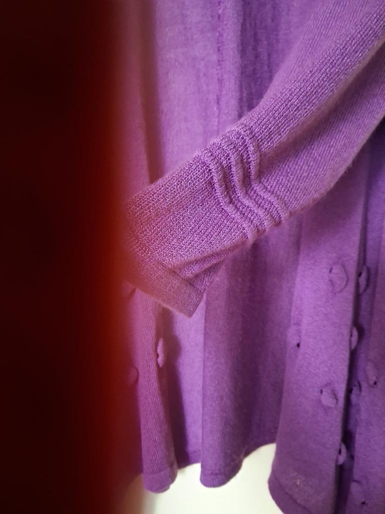 Mooie paarse vest, maat 50, Kleding | Dames, Truien en Vesten, Zo goed als nieuw, Maat 46/48 (XL) of groter, Paars, Ophalen of Verzenden