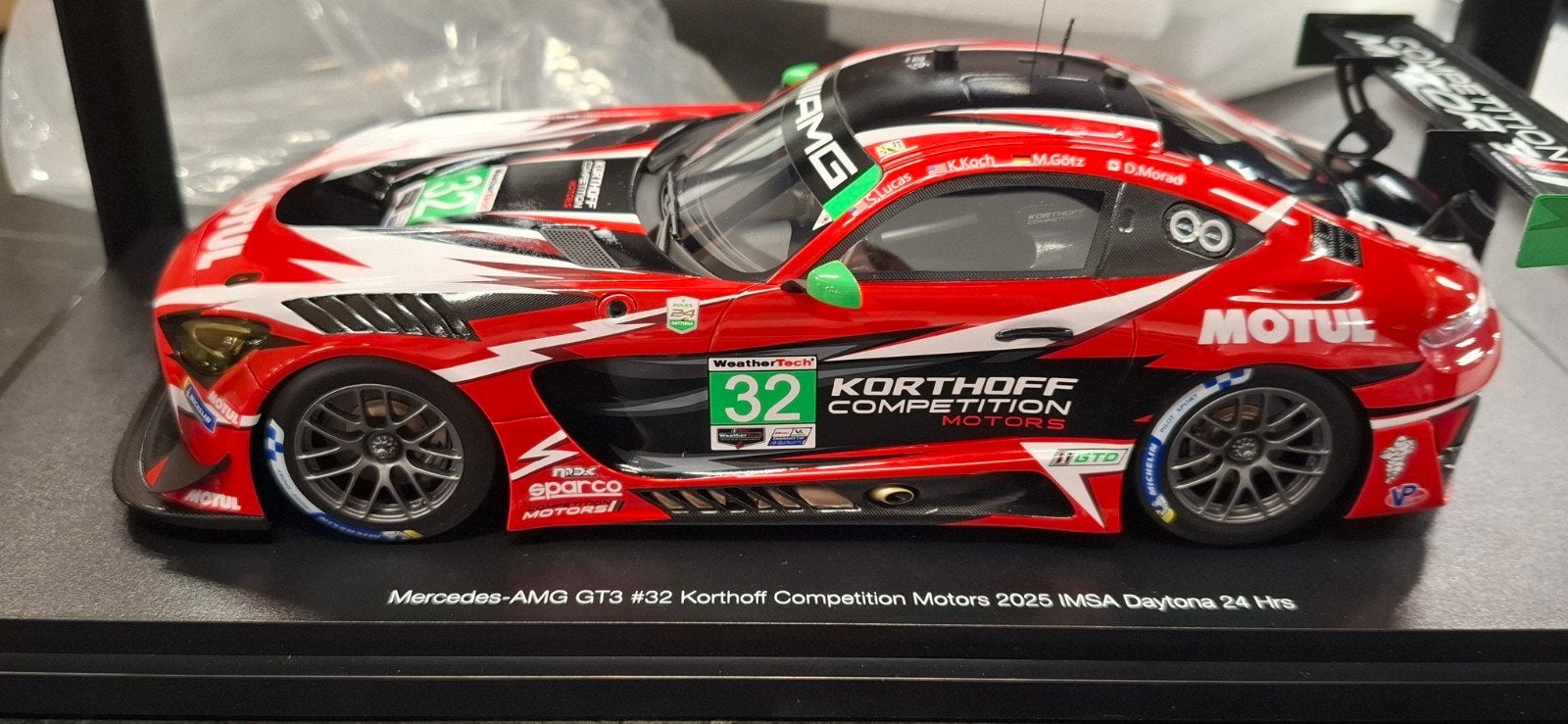 TOPSPEED MERCEDES AMG GT3 nieuw, Hobby en Vrije tijd, Ophalen, Nieuw, Auto, MiniChamps