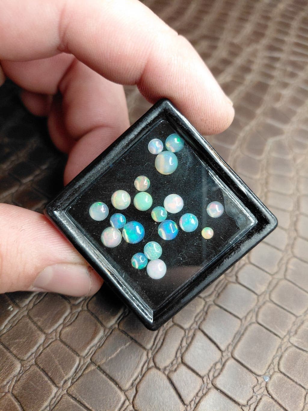 Prachtige opaal cabochons Edelsmid, Verzenden, Nieuw