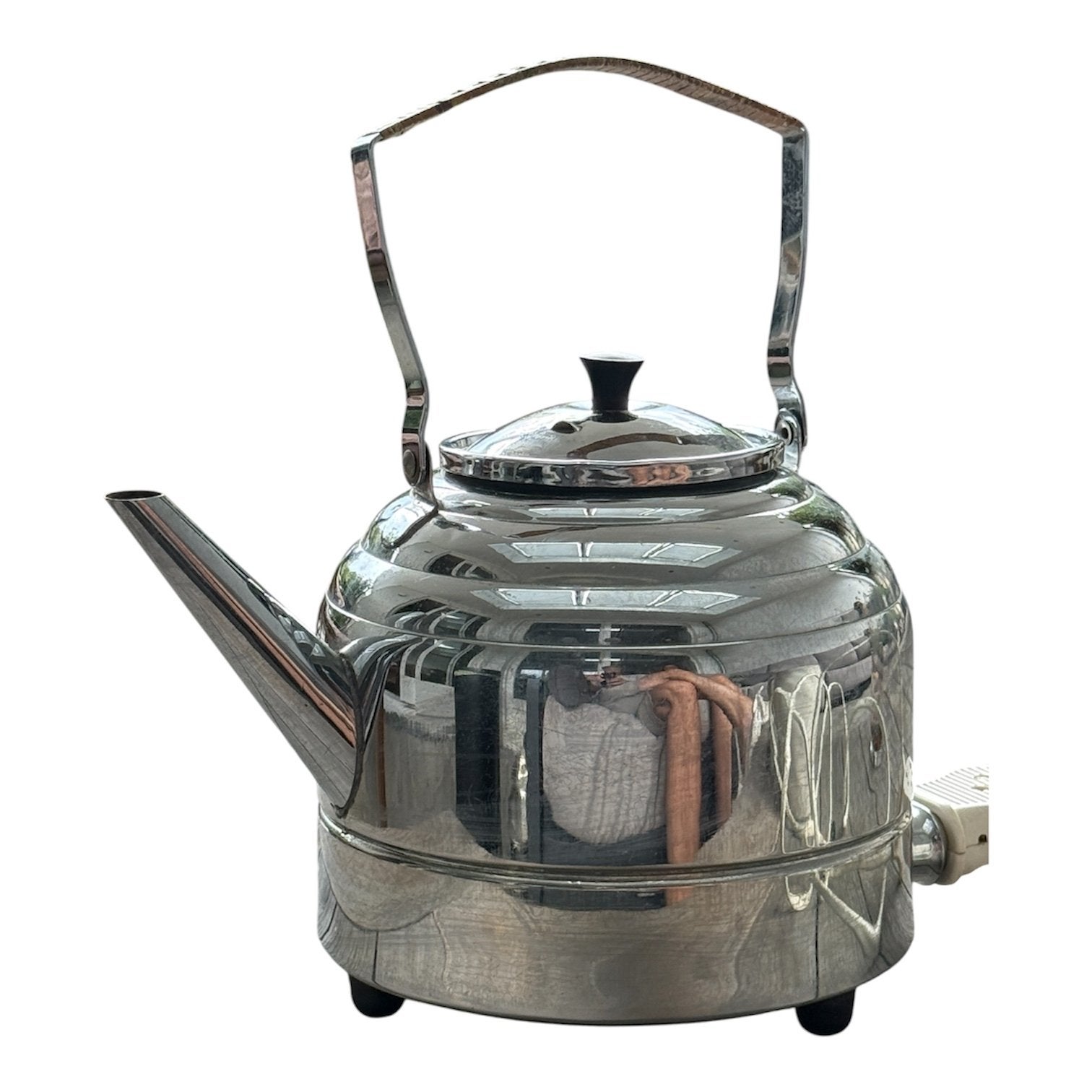 Daalderop Vintage Waterkoker 20331 1955 800W - Chroom, 1 tot 2 liter, Ophalen of Verzenden, Gebruikt, Rvs