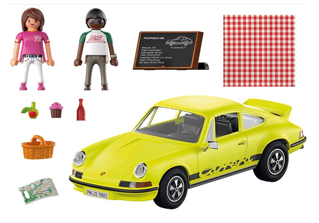 PLAYMOBIL Cars 70923 Porsche 911 Carrera RS 2.7; 39 delig, Complete set, Voertuig, Nieuw, Ophalen of Verzenden