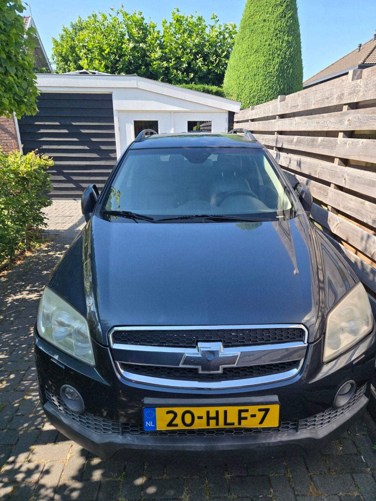 Chevrolet Captiva 2.4 4WD 2009 Grijs, Auto's, Chevrolet, 136 pk, Zwart, Blauw, Handgeschakeld