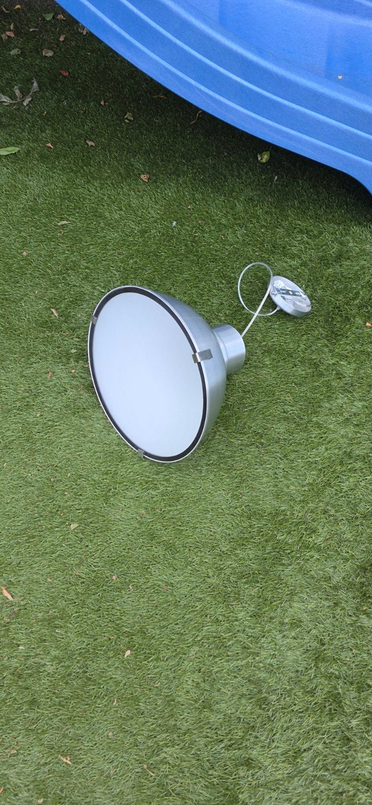 Industriële hanglamp;  metaal / RVS-look, Geschikt voor vochtige ruimtes, Overige merken, Zo goed als nieuw, LED