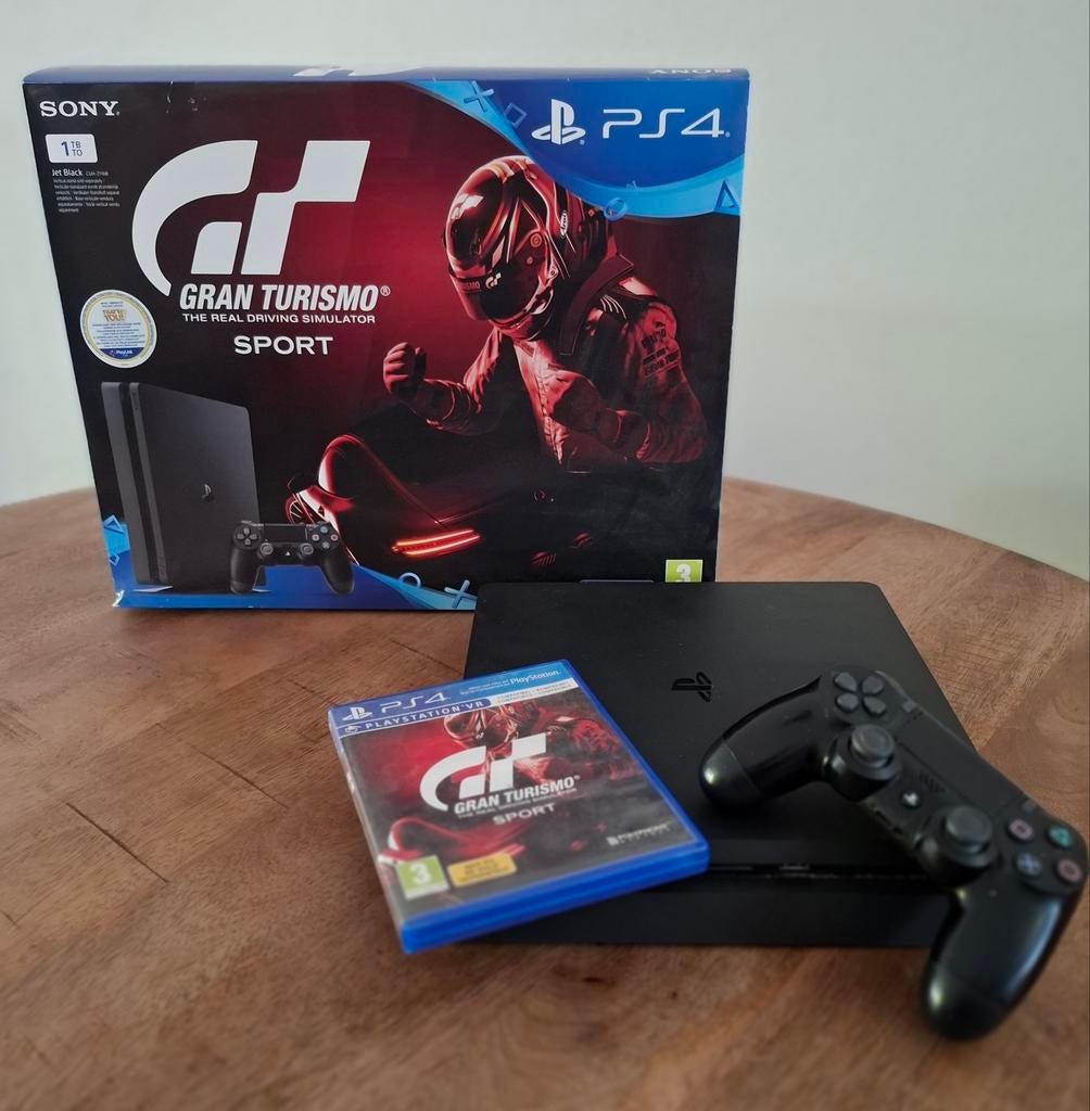 PS4 set Granturismo Sport, Ophalen, Zo goed als nieuw, Met 1 controller