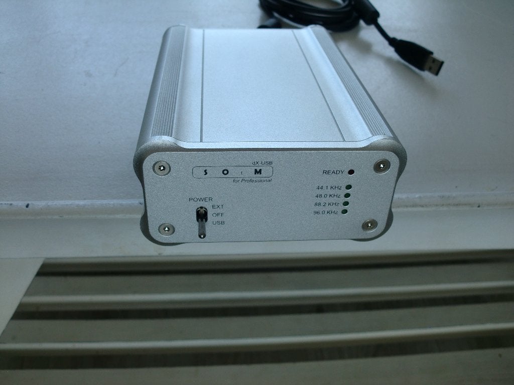 SOTM – DX-USB met usb kabel nette staat silver., Audio, Tv en Foto, Ophalen of Verzenden, Zo goed als nieuw