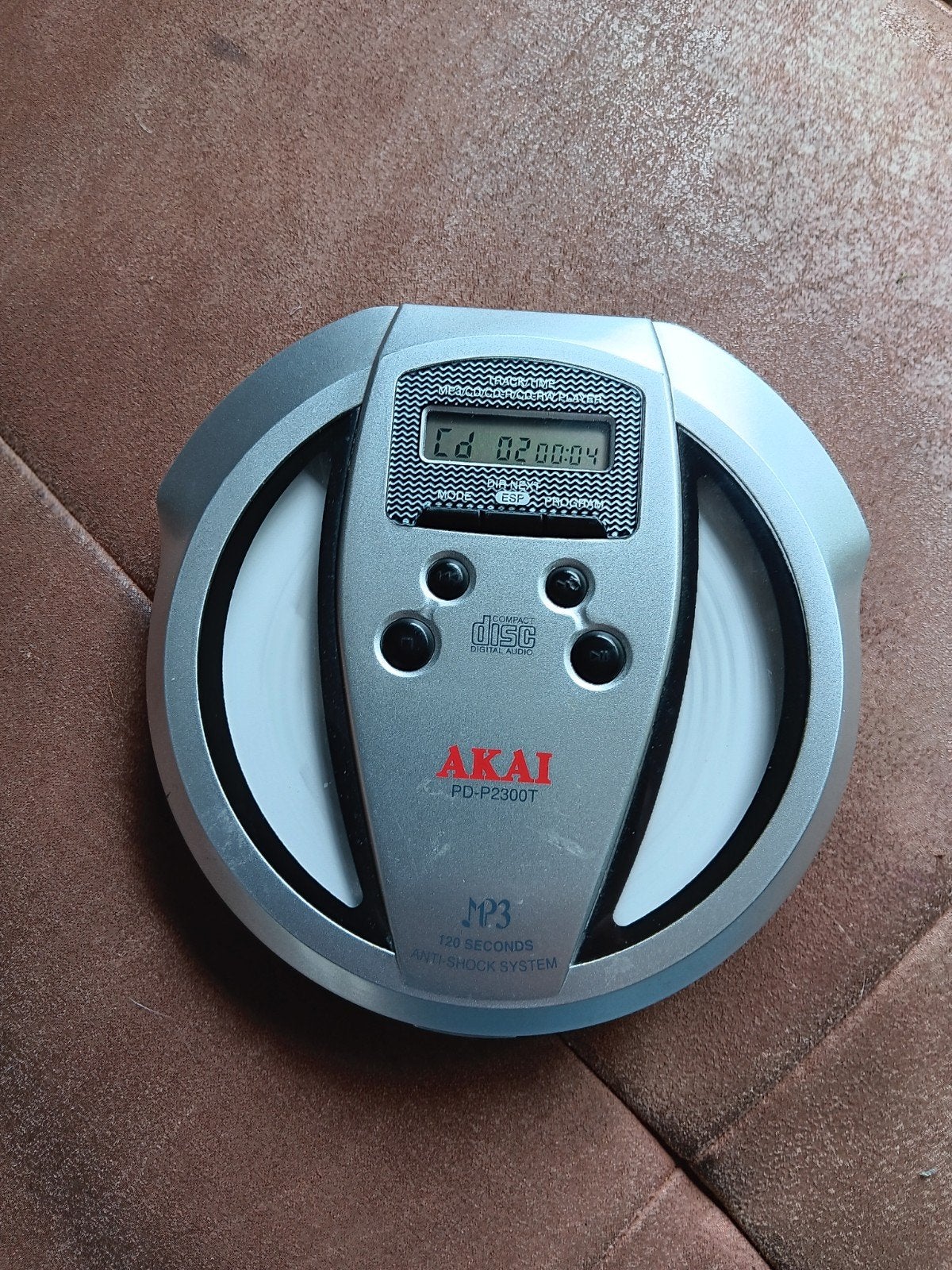 Draagbare cd-speler akai pd-p2300t mooie staat, Ophalen, Overige merken