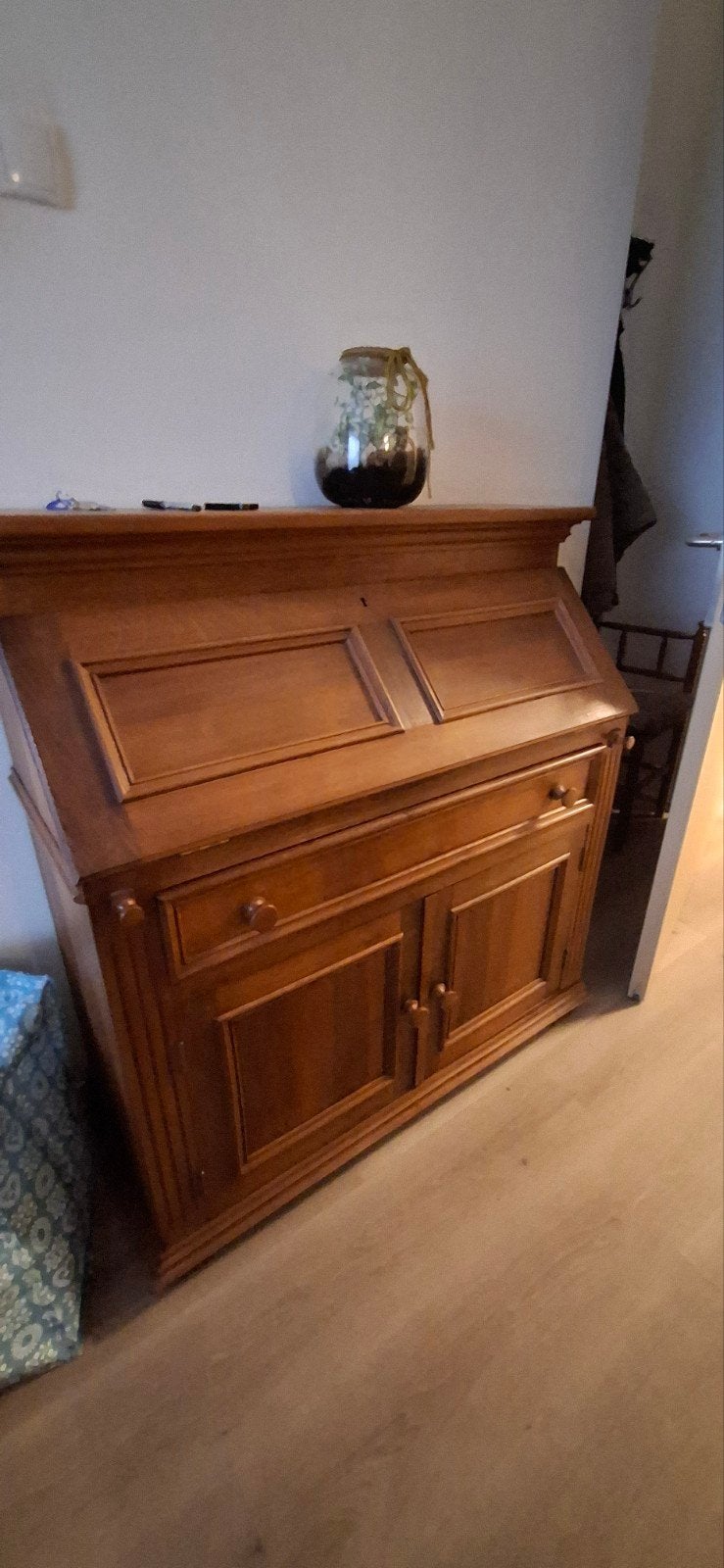 Antiek houten secretaire / bureau, Ophalen