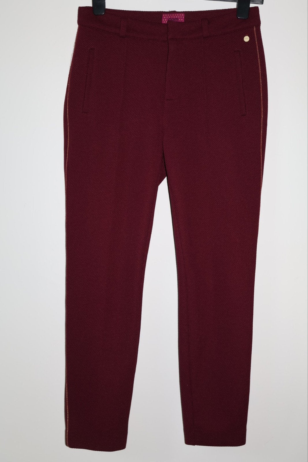 POM Amsterdam Bordeauxrode Broek Maat 38 M, Maat 38/40 (M), POM Amsterdam, NL, Ophalen of Verzenden