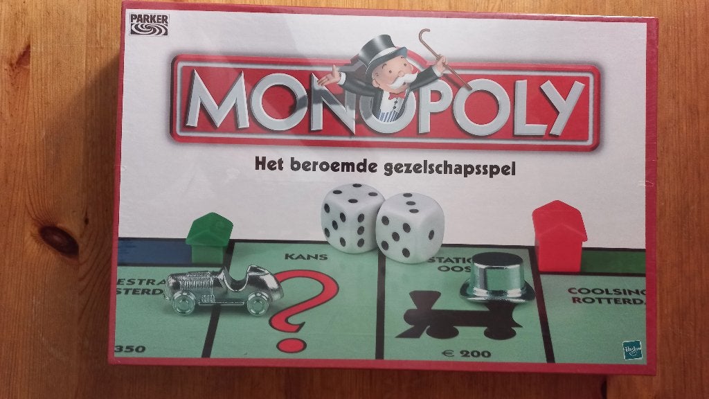 Monopoly het beroemde gezelschapsspel (nieuw in folie), Hobby en Vrije tijd, Gezelschapsspellen | Bordspellen, Vijf spelers of meer