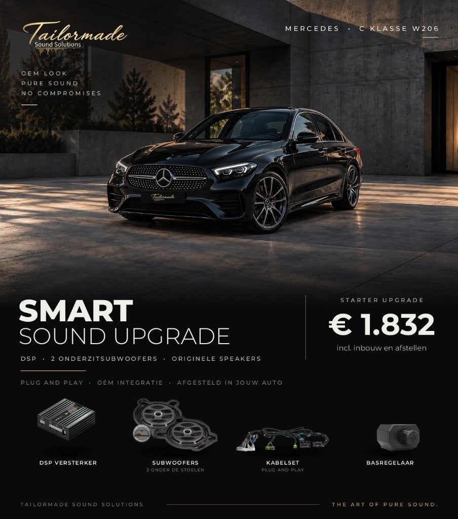 Mercedes C klasse W206 audio upgrade vanaf €1.832, Auto diversen, Ophalen, Nieuw