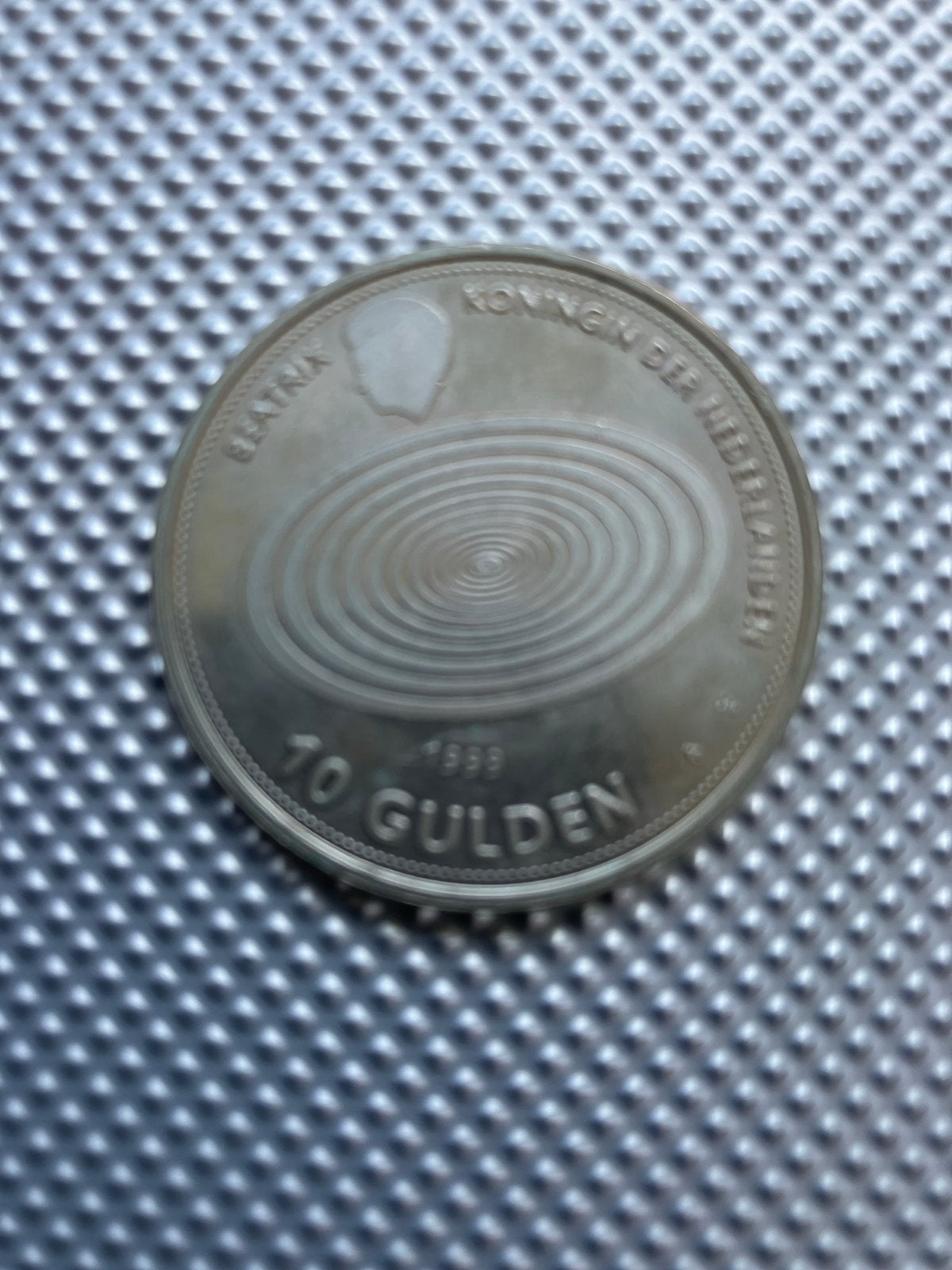 Zilveren 10 Gulden Munt Koningin Beatrix 1999, Koningin Beatrix, Zilver, Ophalen of Verzenden, Losse munt