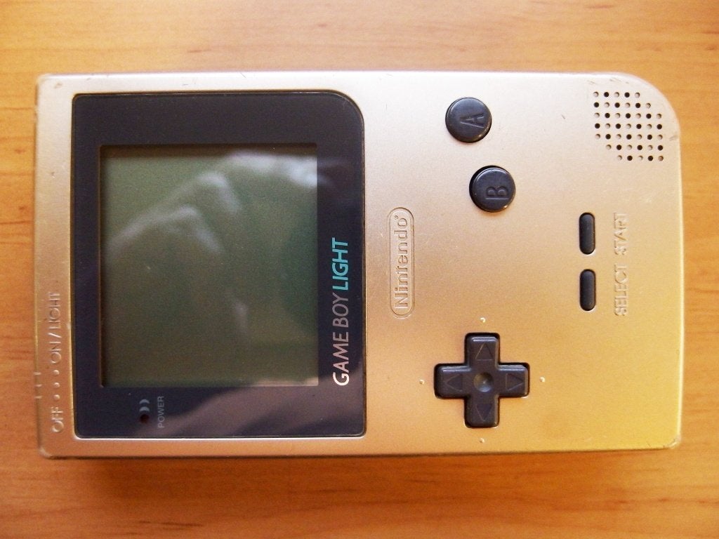 Gameboy Light Gold #9879 / Nintendo game boy japan backlight, Ophalen of Verzenden, Gebruikt, Game Boy Pocket