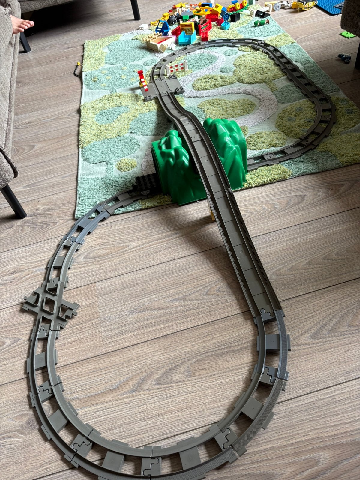 Restje duplo treinbaan, Ophalen of Verzenden, Gebruikt