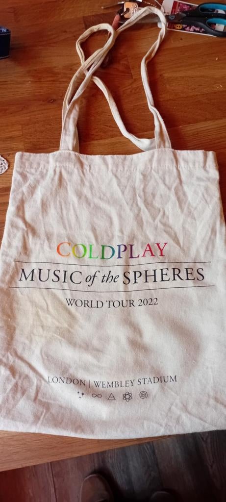 Coldplay Music of the Spheres World Tour 2022 tas, Ophalen of Verzenden