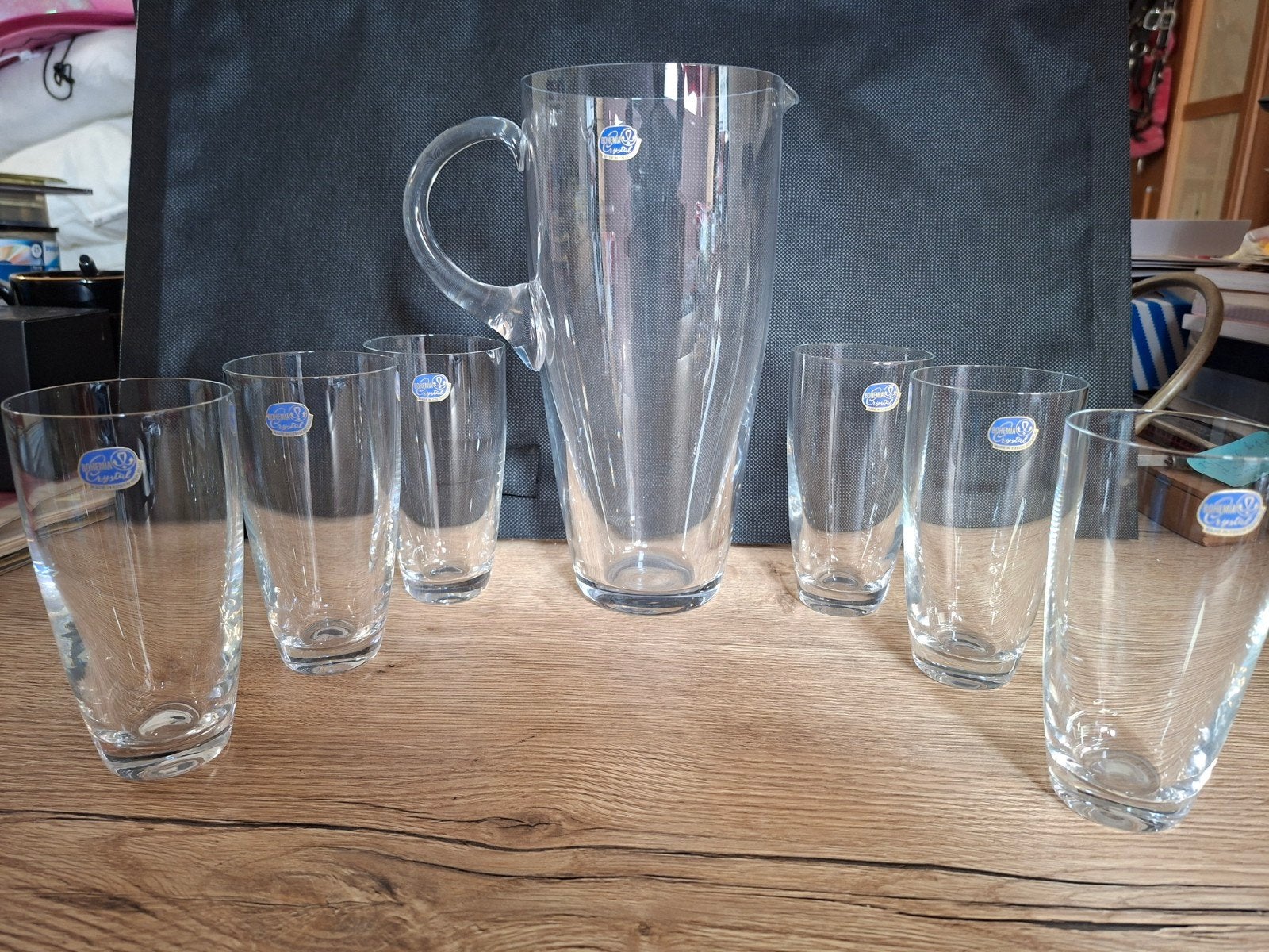 Bohemia Crystal Glazen en Karaf Set - Tsjechisch Kristal, Ophalen of Verzenden