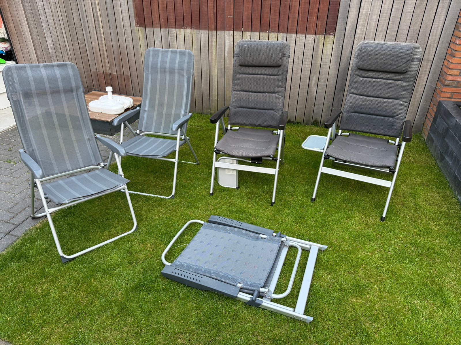 Gratis: 5 Campingstoelen, Ophalen, Gebruikt, Campingstoel