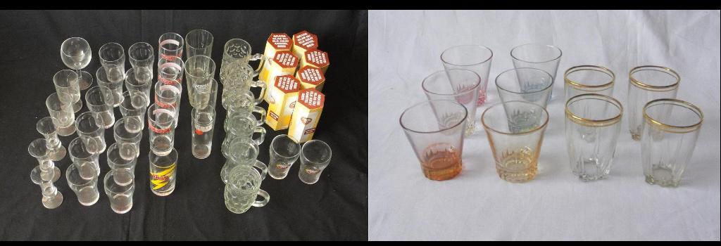 Servies: Drank glazen retro vintage antiek sixties seventies, Ophalen, Zo goed als nieuw, Overige typen