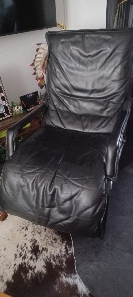 Vintage relaxfauteuil, Ophalen, Gebruikt, Minder dan 75 cm, Mid centery