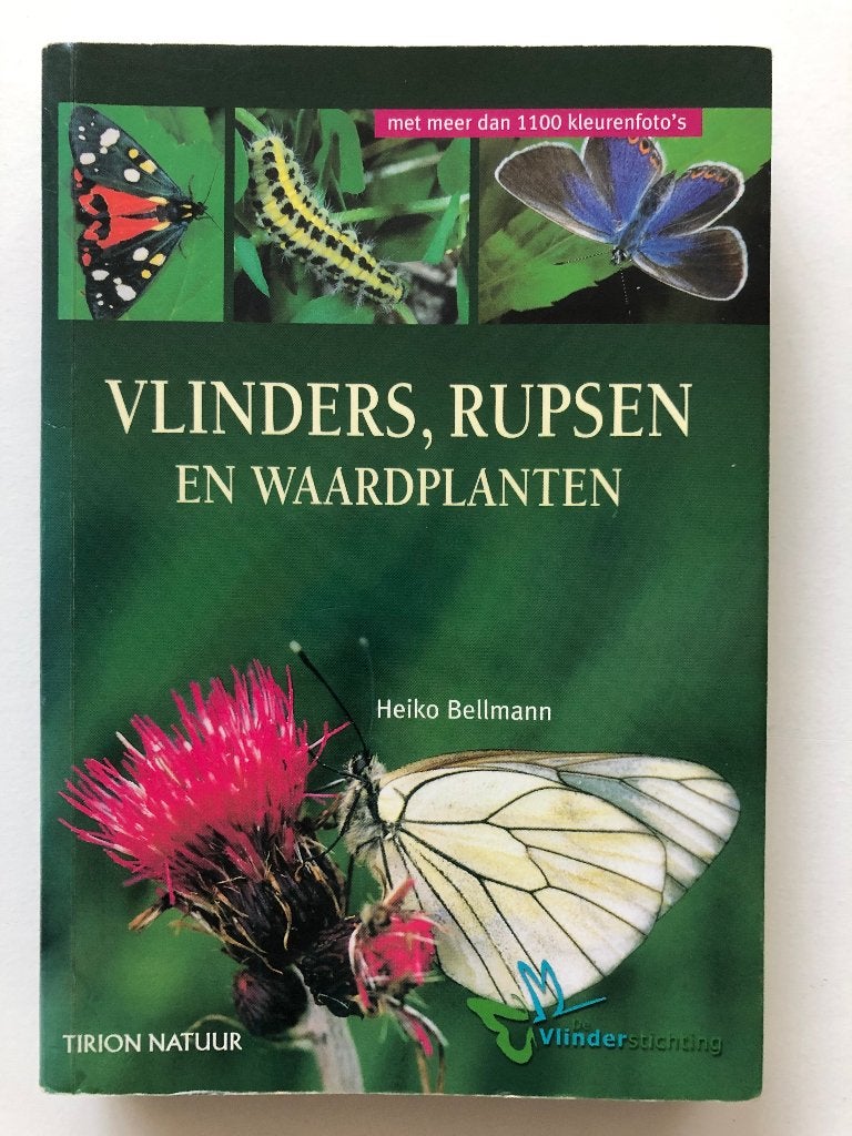 Gids van vlinders, rupsen en waardplanten, Verzenden, H. Bellmann, Zo goed als nieuw, Natuur algemeen