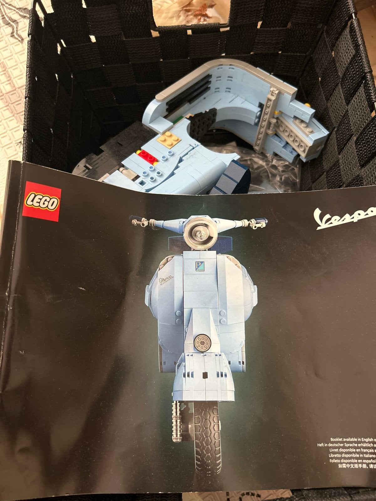Lego Vespa 125 (10298) - Zo goed als nieuw, Ophalen, Overige thema's, Lego, Zo goed als nieuw