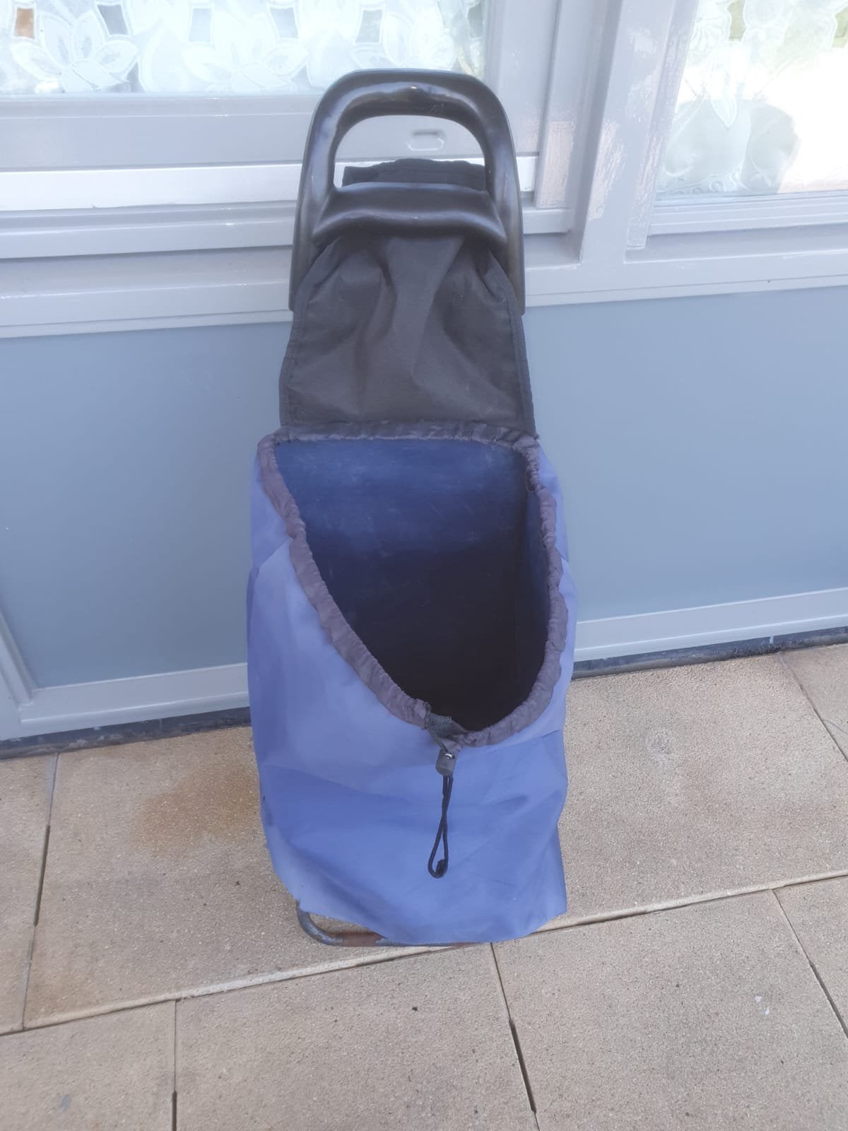 Trolley boodschappentas, Ophalen, Nieuw, Blauw, 30 cm of meer