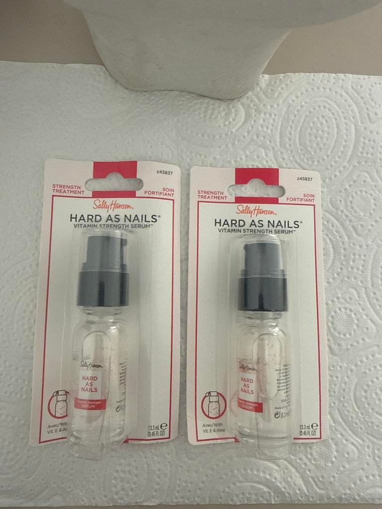 Sally Hansen Hard As Nails Vitamin Strength Serum (2x), Ophalen of Verzenden, Nieuw, Overige typen