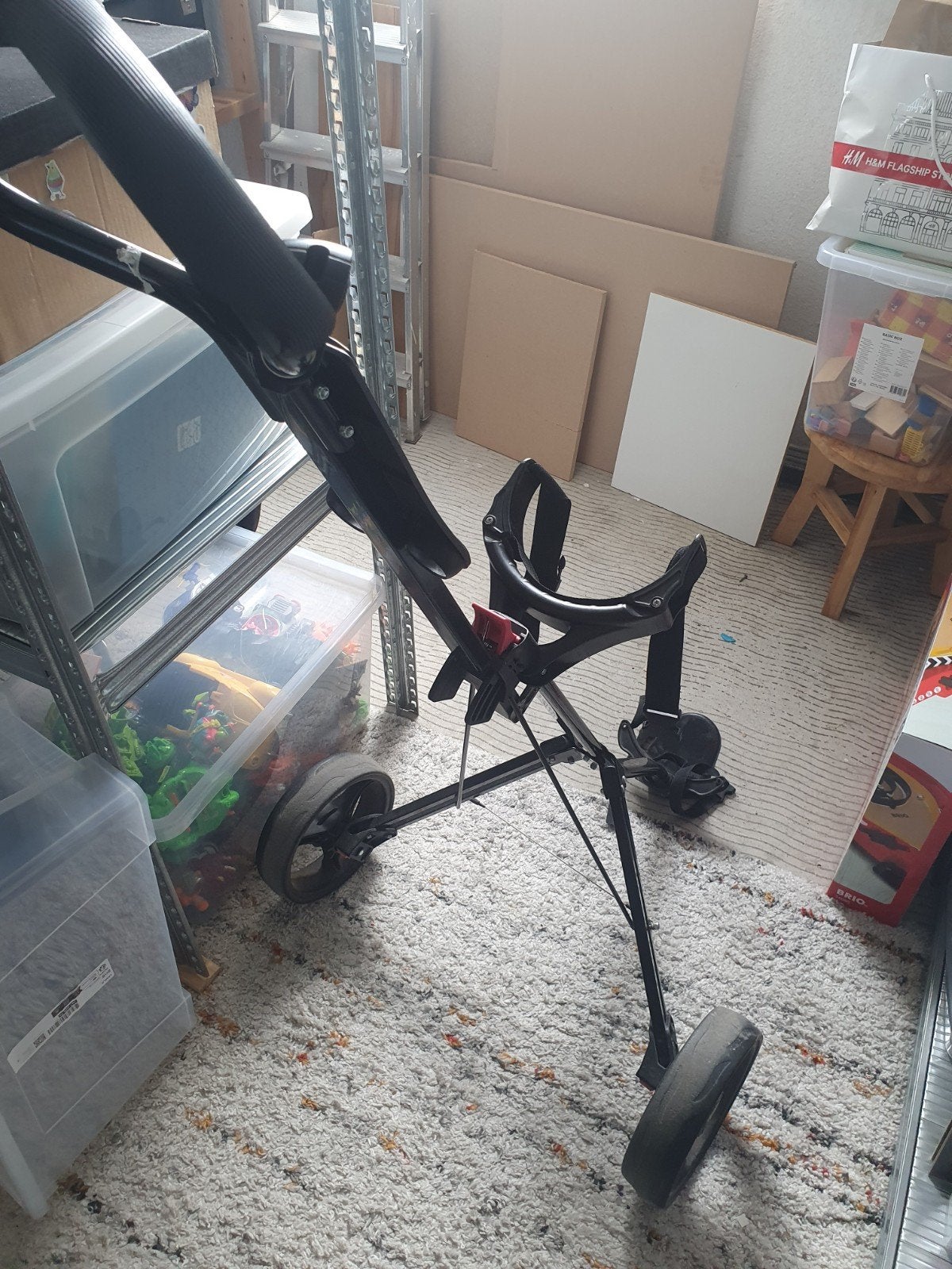 Gebruikte golftrolley in goede staat, Sport en Fitness, Golf, Ophalen, Gebruikt, Golfkar