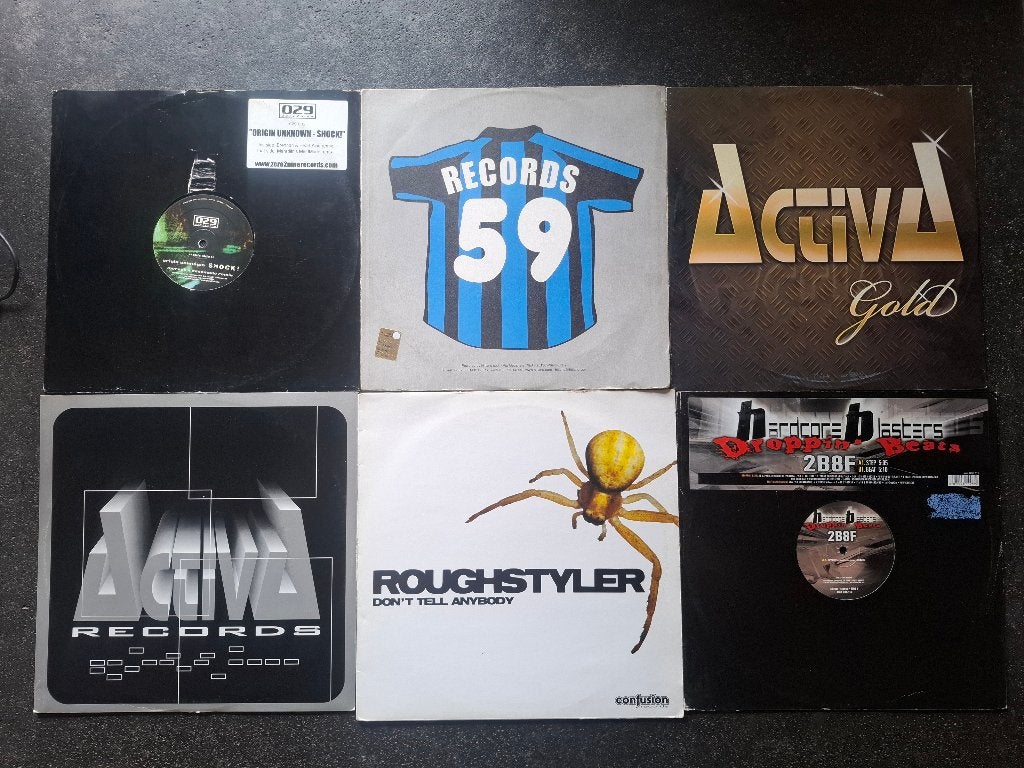 Hardstyle vinyls (periode 2000 - 2010) Losse verkoop, Cd's en Dvd's, Vinyl | Pop, Gebruikt, Elektronisch, LP, EP, 12 inch, Ophalen of Verzenden