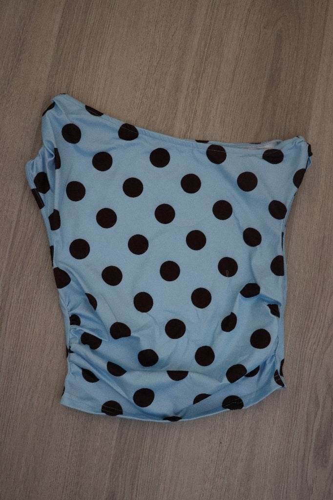 Nieuw off shoulder top shirt, Blauw, Nieuw, Ophalen of Verzenden, Korte mouw