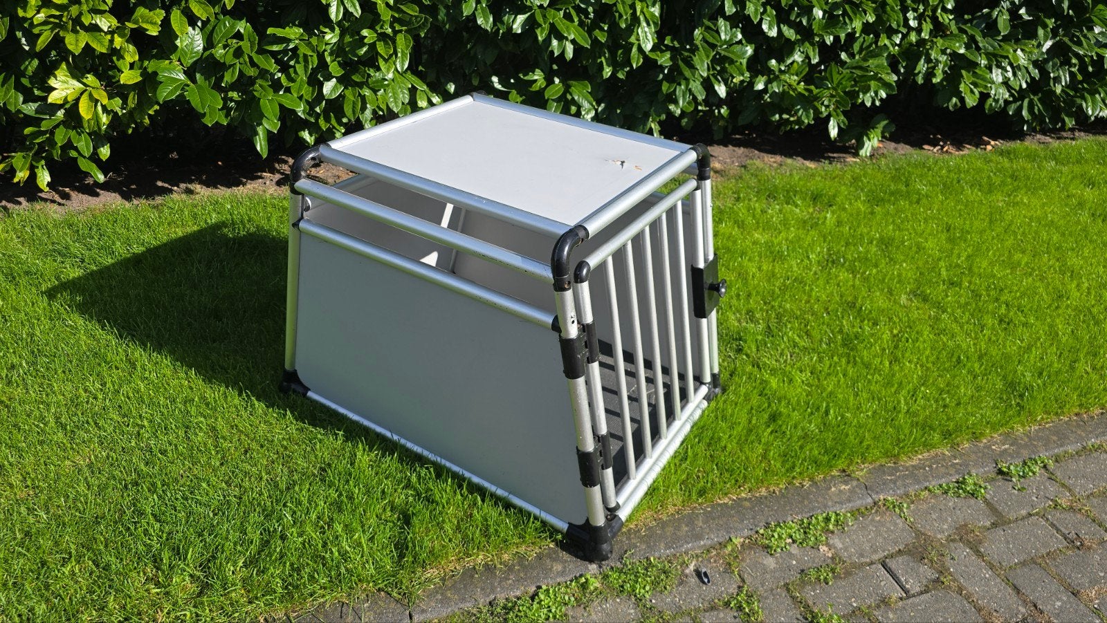 Aluminium Hondenbench / Autobench (Trixie model) 90x64x65, Ophalen, Gebruikt