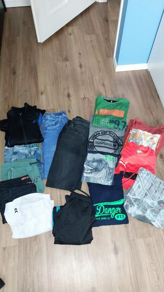 Kledingpakket jongen  maat 164 15 delig  incl 2 gratis items, Ophalen of Verzenden